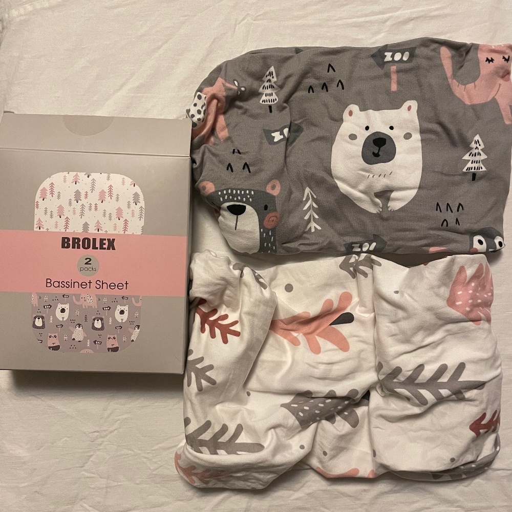Brolex baby bassinet sheets